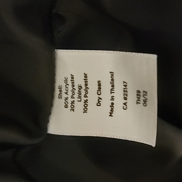 TALBOTS WOMEN Black and White Tweed Classic A-Line Skirt Size 14WP - Picture 6 of 6